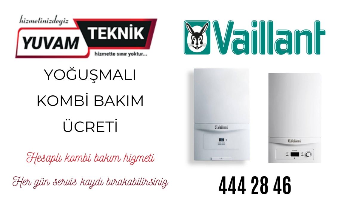 Vaillant Yoğuşmalı Kombi Bakım Ücreti