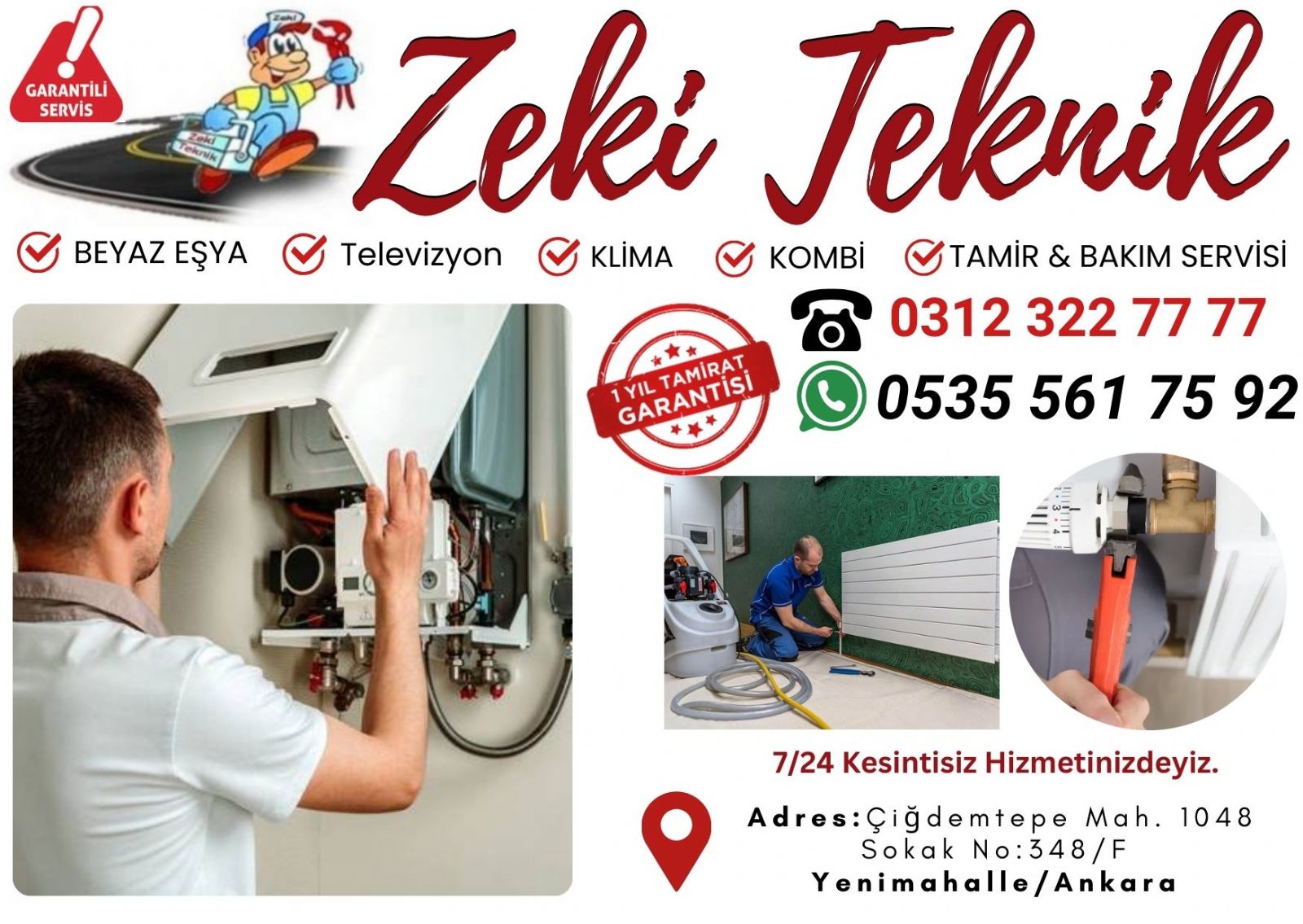 Şentepe Kombi Bakım Ücretleri