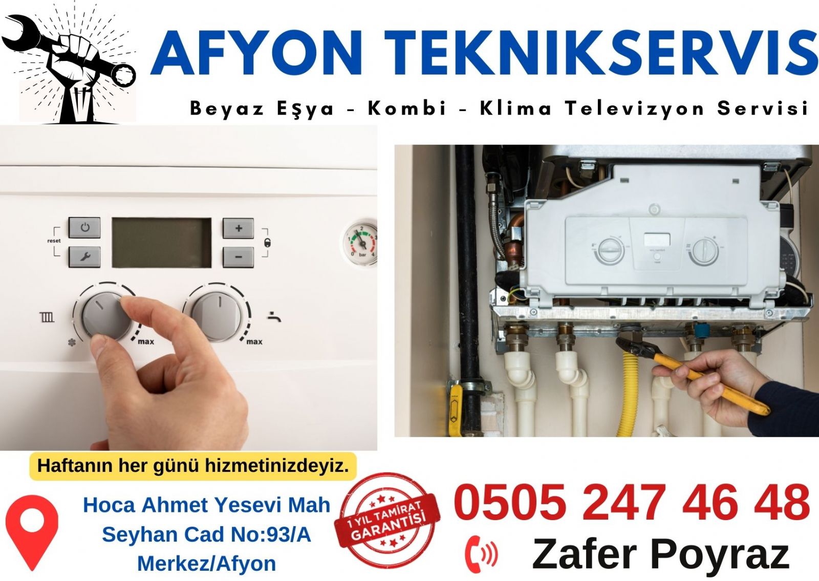 Afyon Kombi Bakım Ücreti