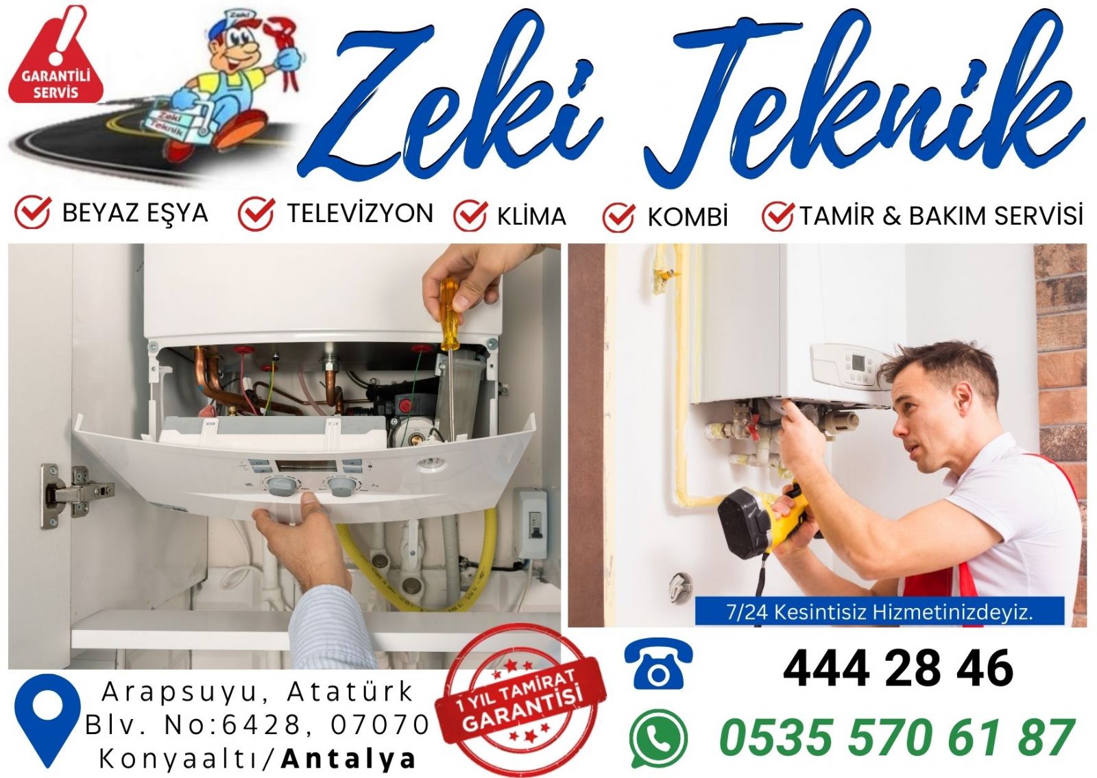 Arapsuyu Kombi Bakım Ücreti