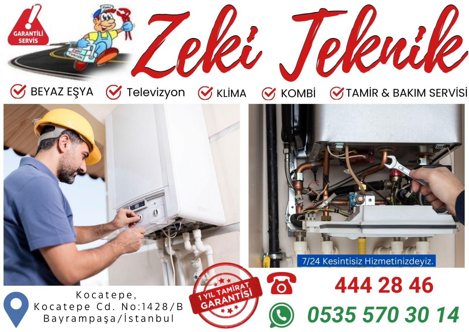 Bayrampaşa Kombi Bakım Ücreti