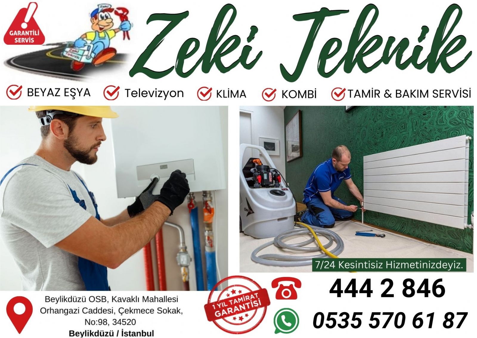 Beylikdüzü Kombi Bakım Ücreti
