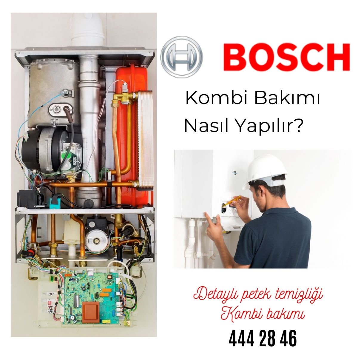 Bosch kombi bakımı nasıl yapılır? 444 28 46