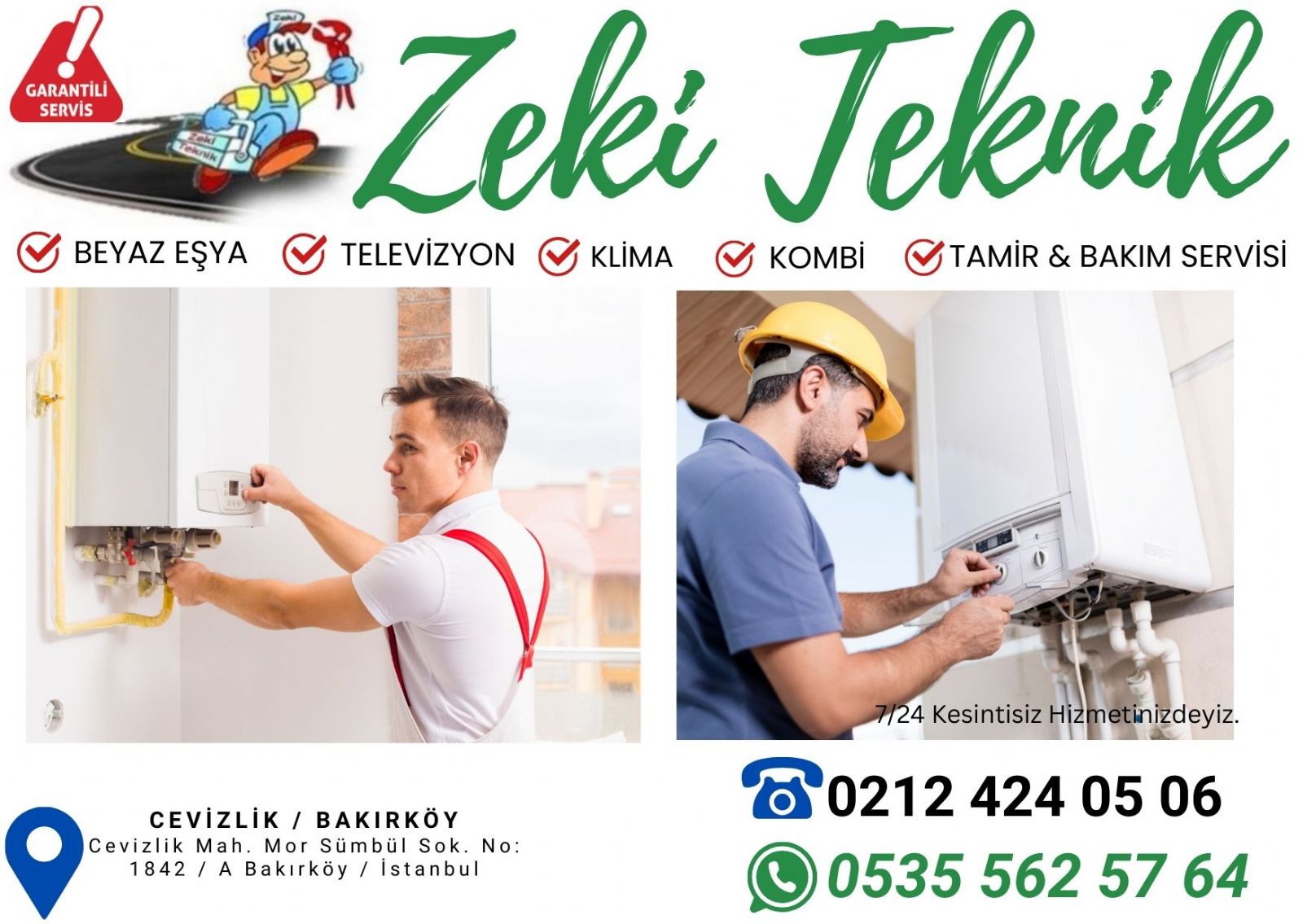 Cevizlik Kombi Bakım Ücreti