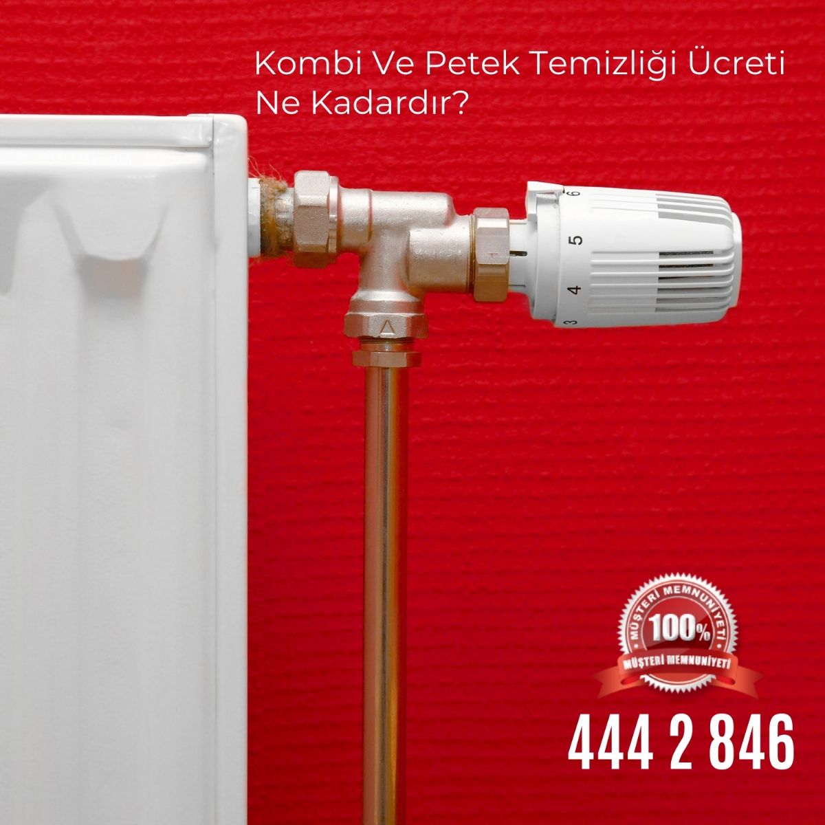 Kombi ve petek temizliği ücreti ne kadardır? 444 2 846