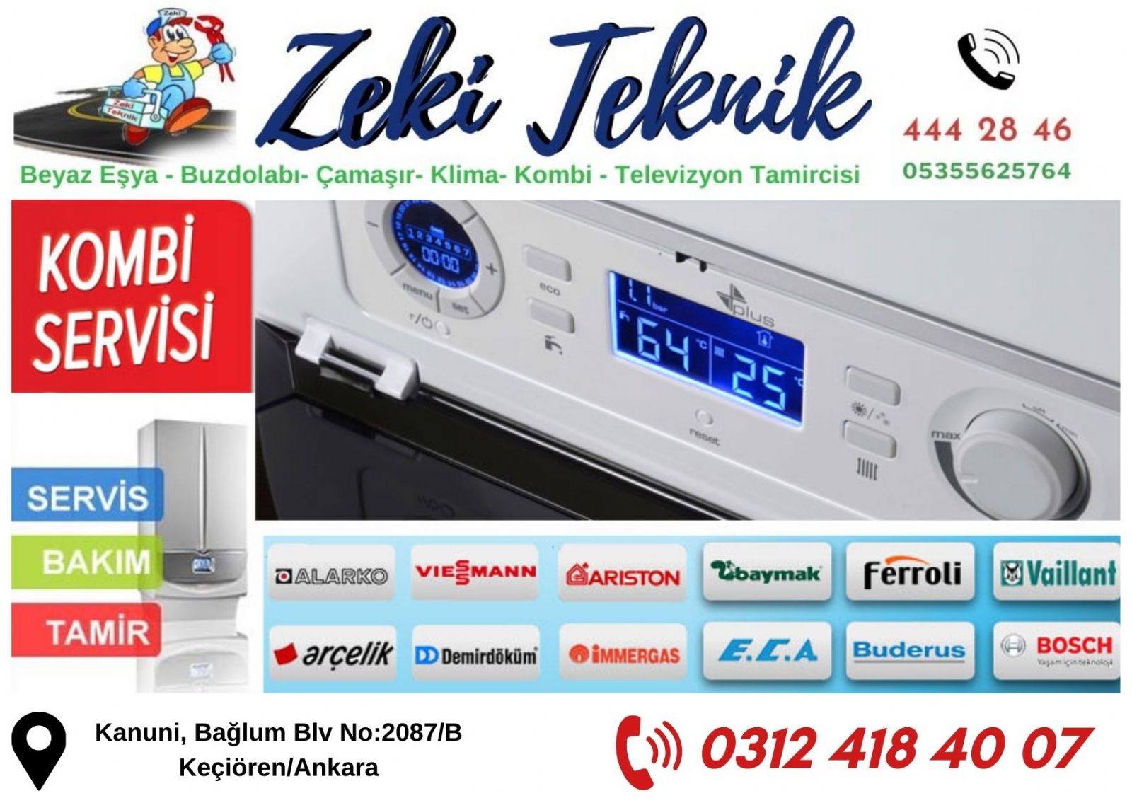 Bağlum Kombi Bakım Ücreti